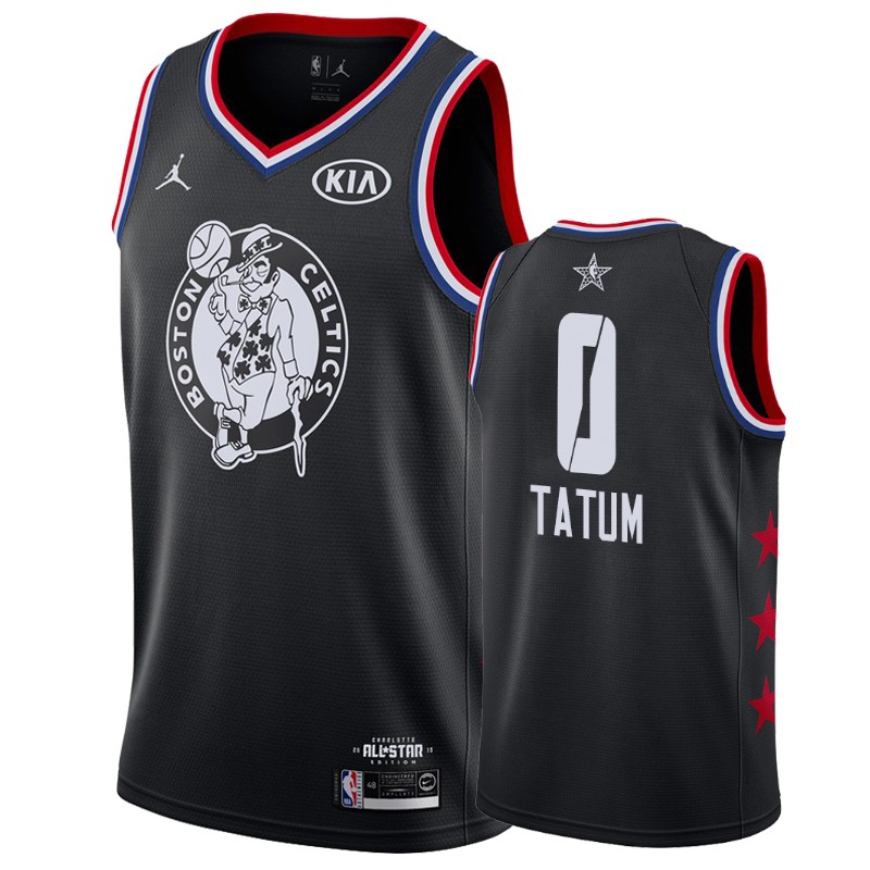 Men's Boston Celtics #0 Jayson Tatum 2019 All-Star Jersey - Black