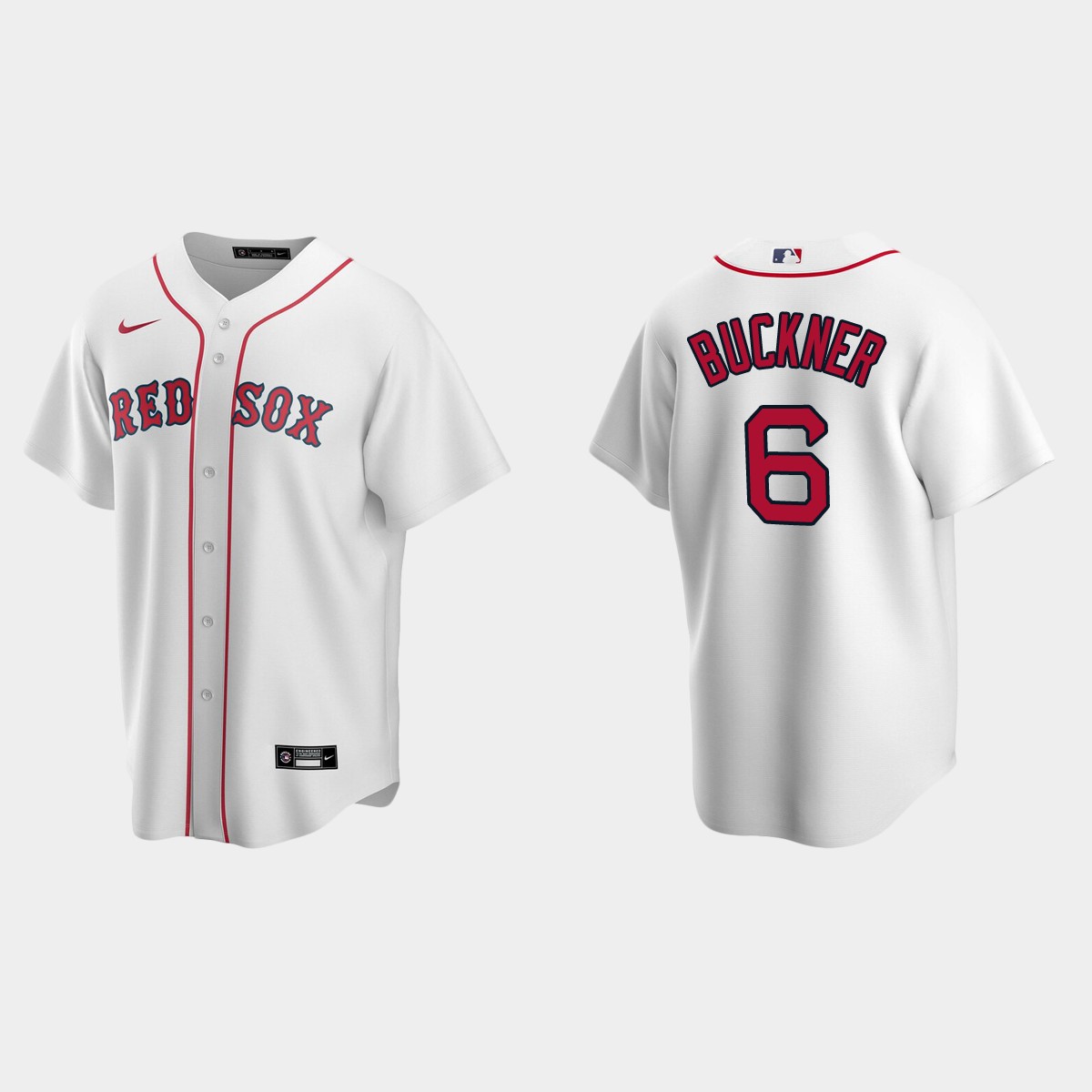 Men's Boston Red Sox Bill Buckner White Retired Player Jersey