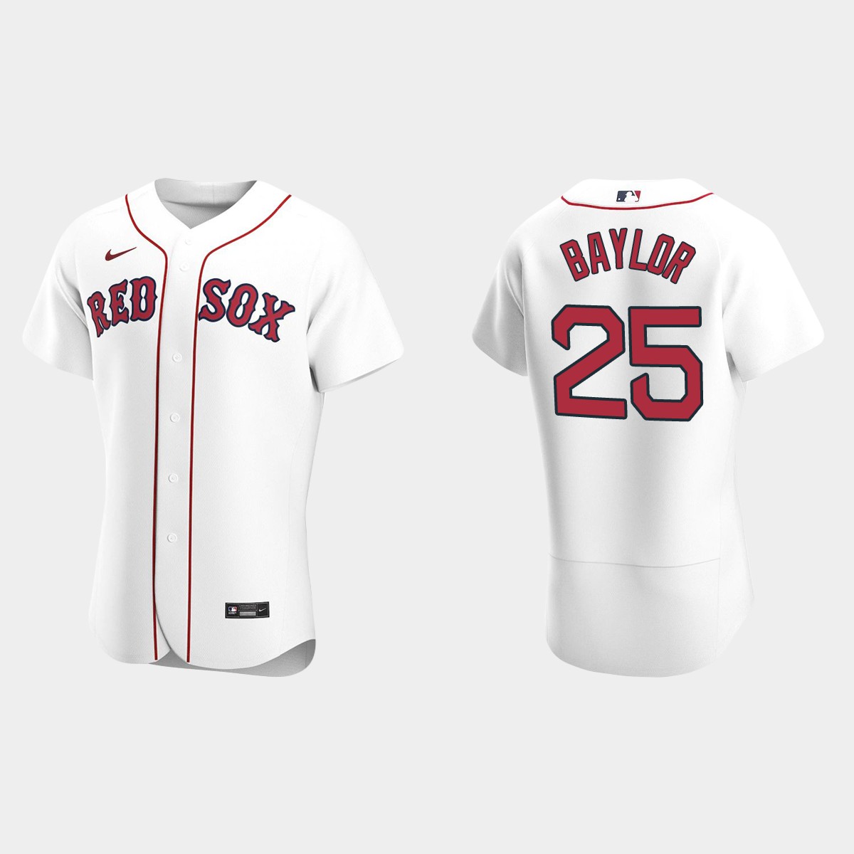 Men's Boston Red Sox Don Baylor White Retired Player Jersey