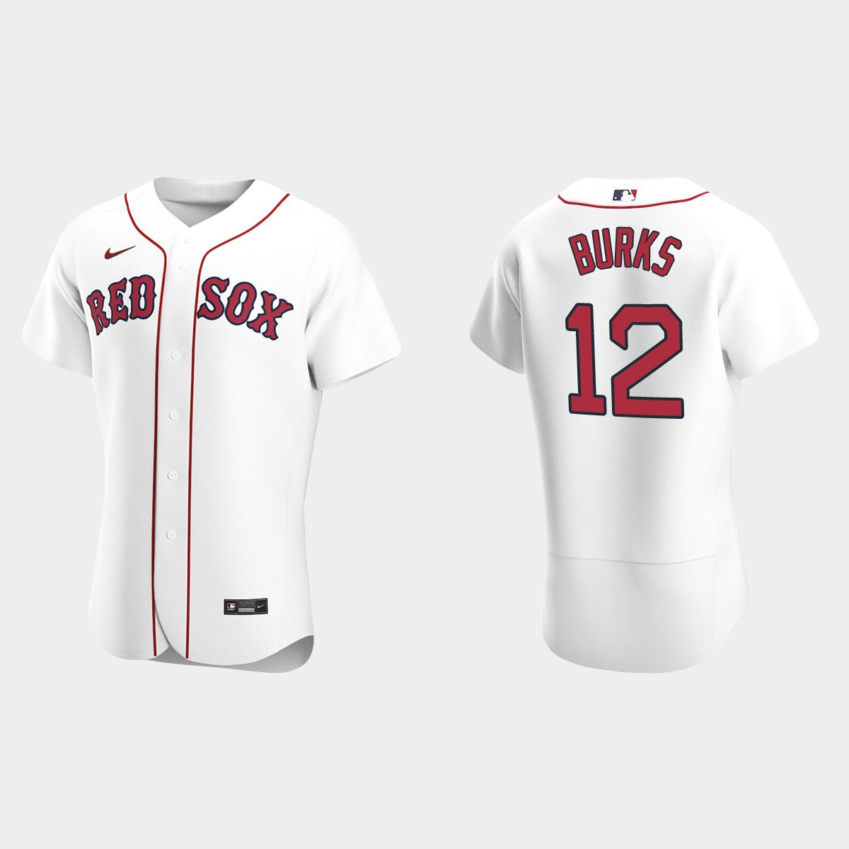 Men's Boston Red Sox Ellis Burks White Retired Player Jersey
