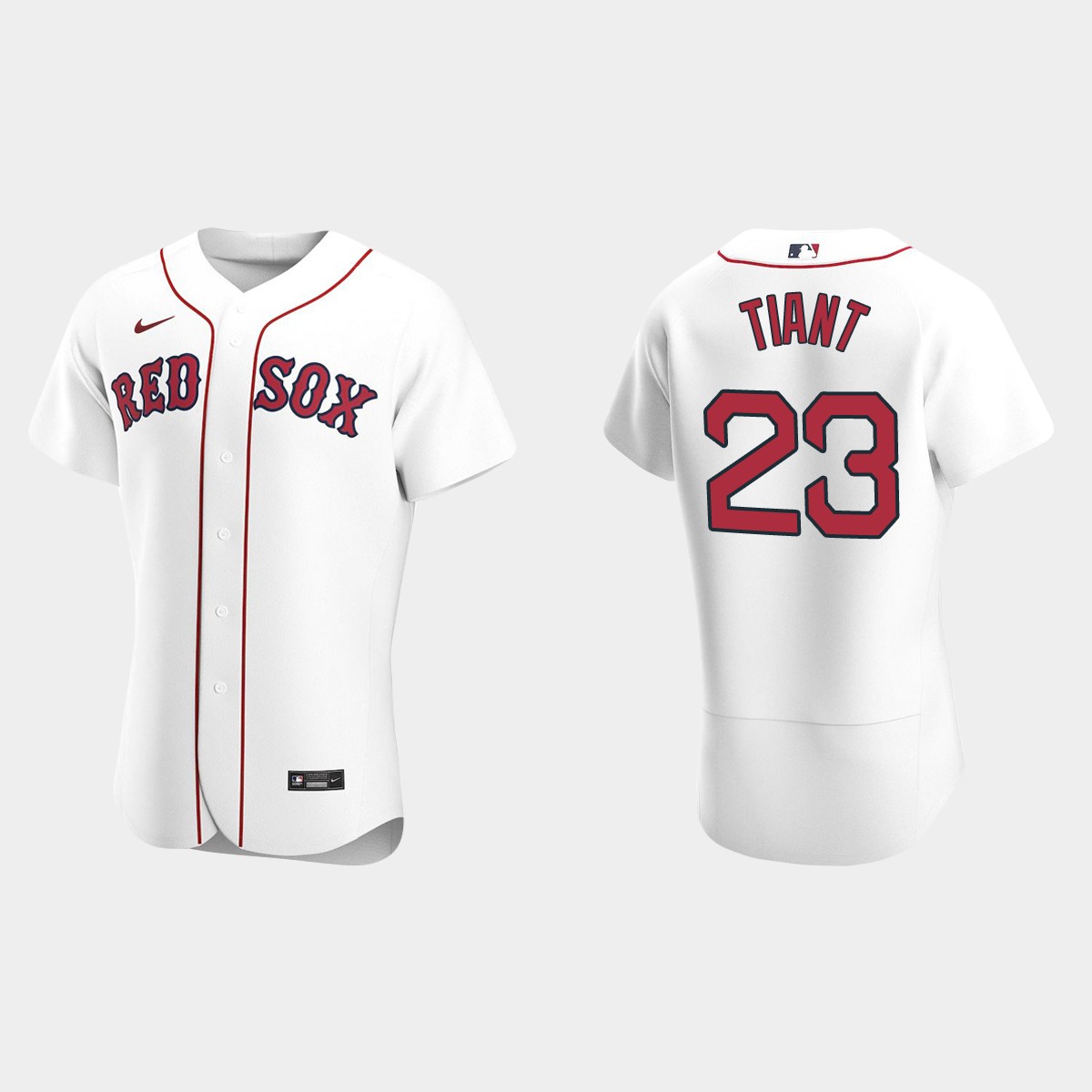 Men's Boston Red Sox Luis Tiant White Retired Player Jersey