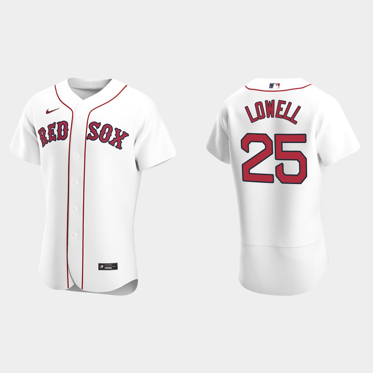 Men's Boston Red Sox Mike Lowell White Retired Player Jersey