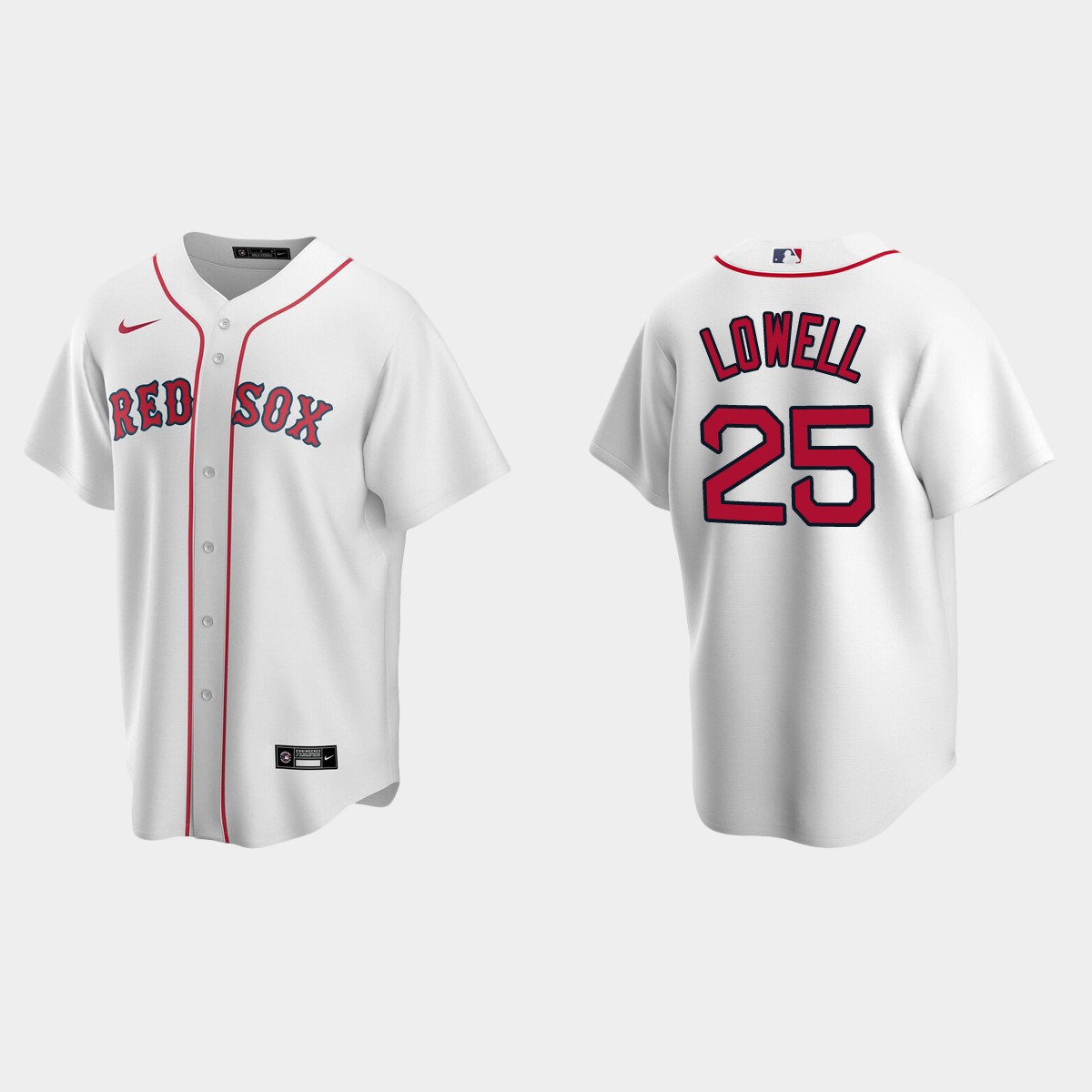 Men's Boston Red Sox Mike Lowell White Retired Player Jersey
