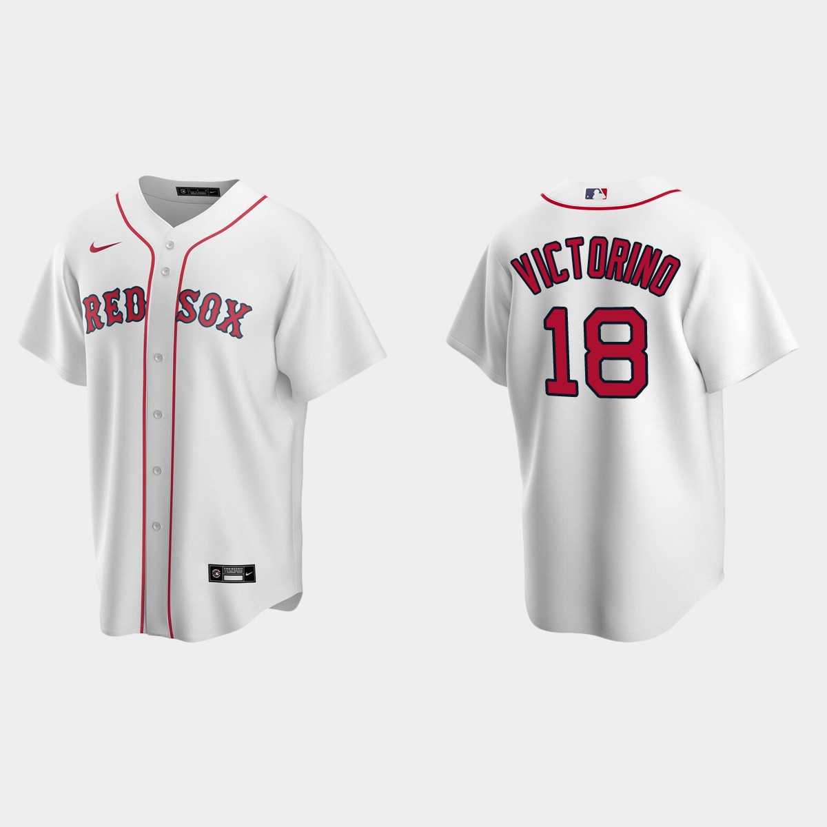 Men's Boston Red Sox Shane Victorino White Retired Player Jersey