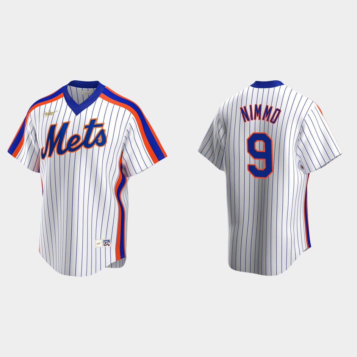 Men's Brandon Nimmo New York Mets Home Cooperstown Collection Jersey - White