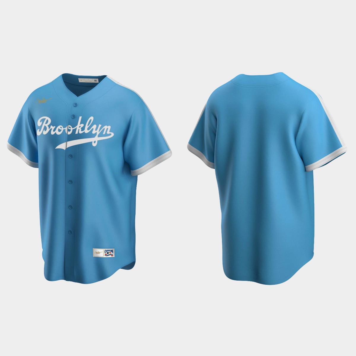 Men's Brooklyn Dodgers Cooperstown Collection Alternate Jersey - Light Blue