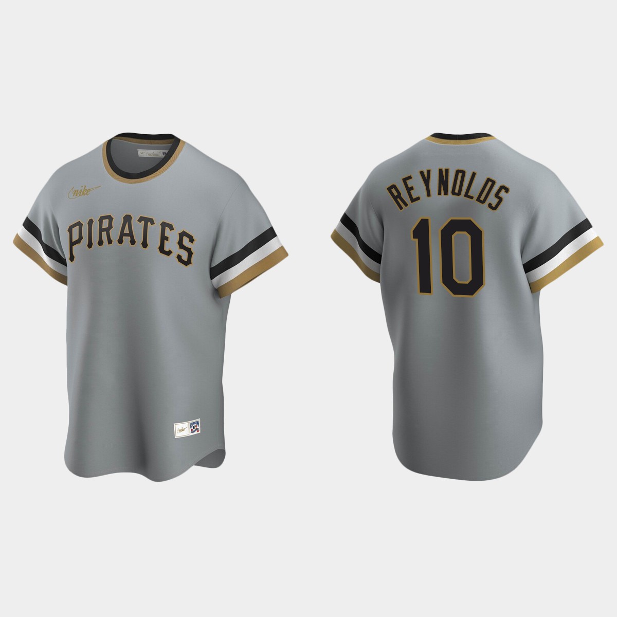 Men's Bryan Reynolds Pittsburgh Pirates Cooperstown Collection Road Jersey - Gray