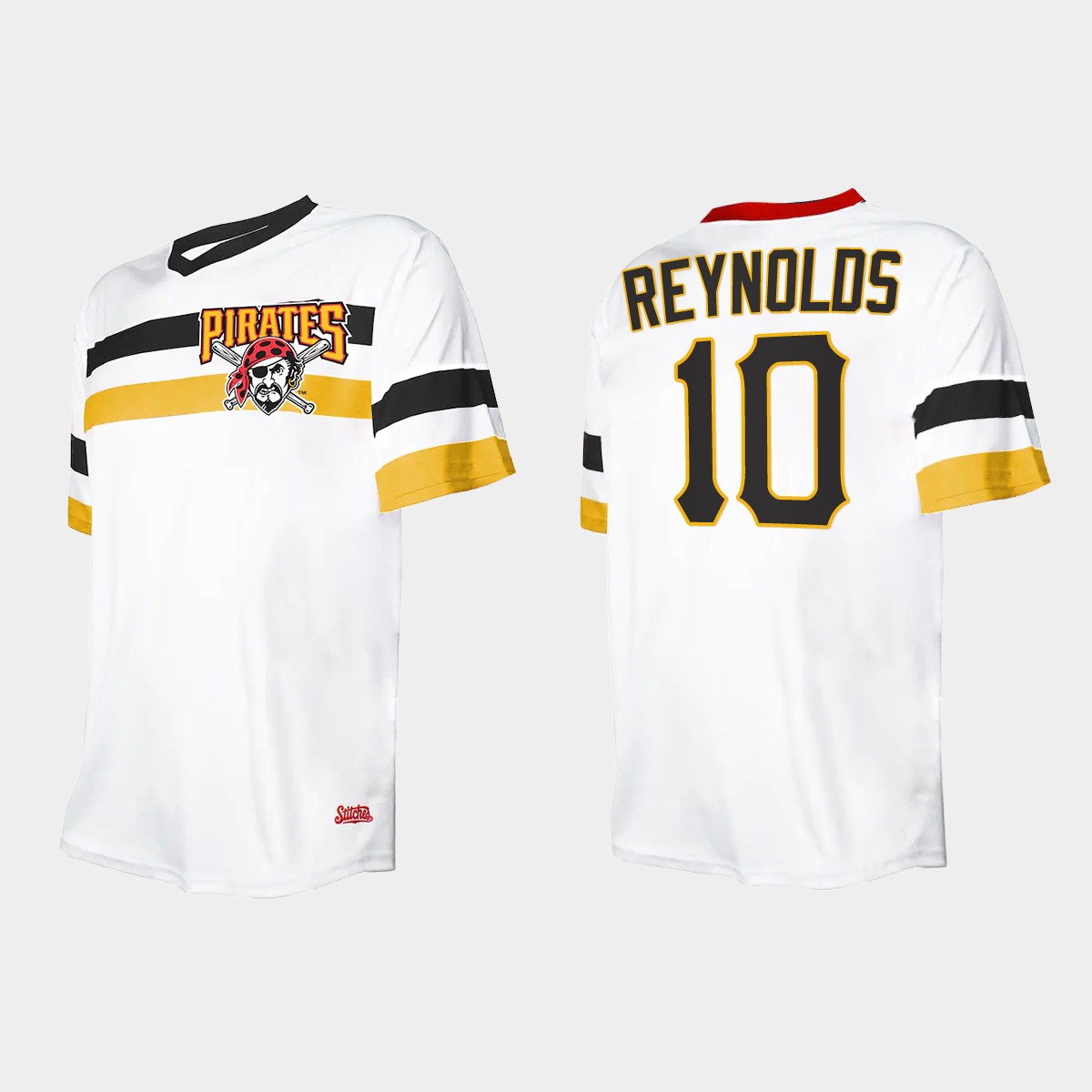 Men's Bryan Reynolds Pittsburgh Pirates Cooperstown Collection V-Neck Jersey - White