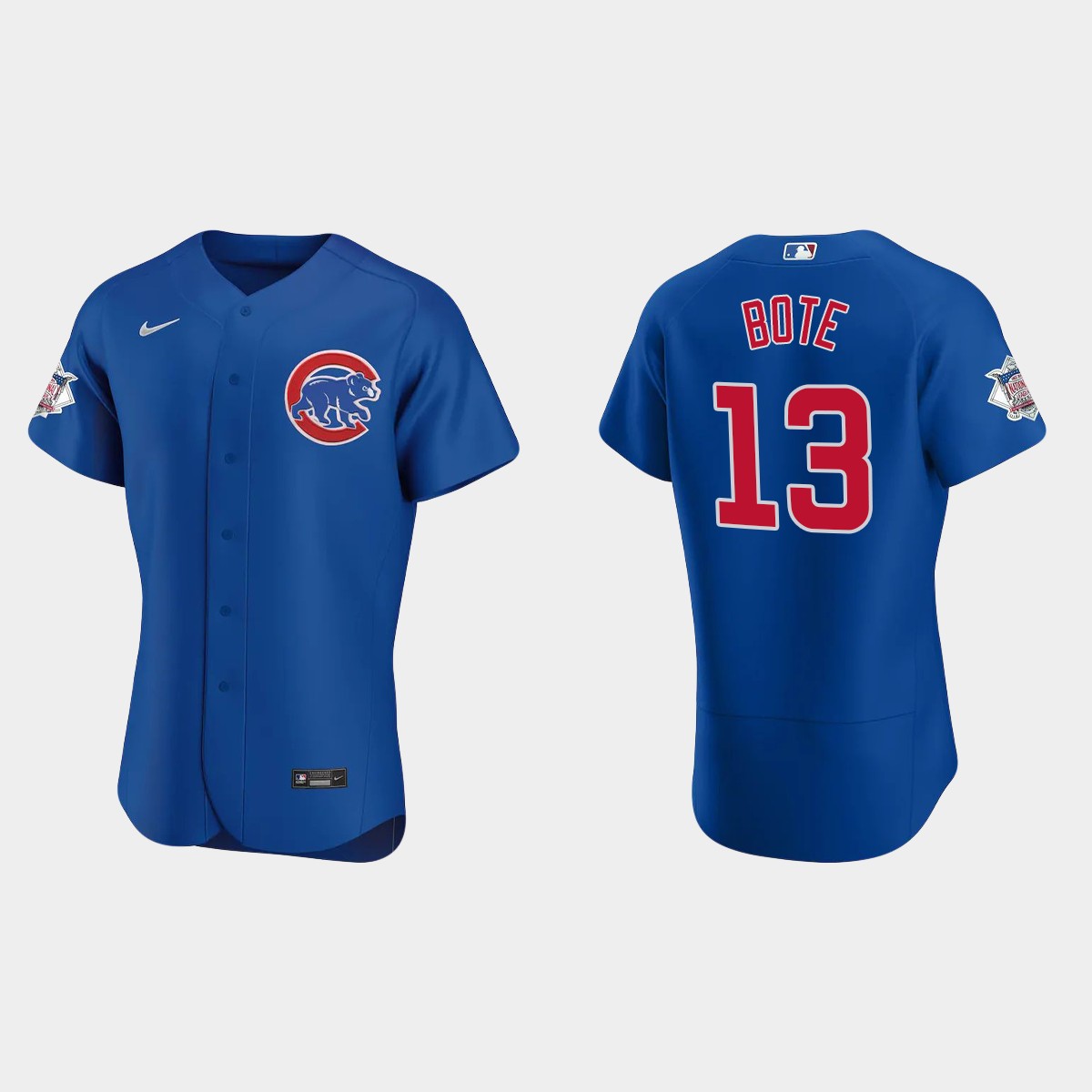 Men's Chicago Cubs David Bote 2020 Alternate Jersey - Royal