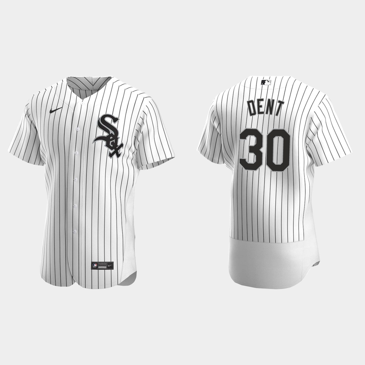 Men's Chicago White Sox Bucky Dent White Retired Player Jersey