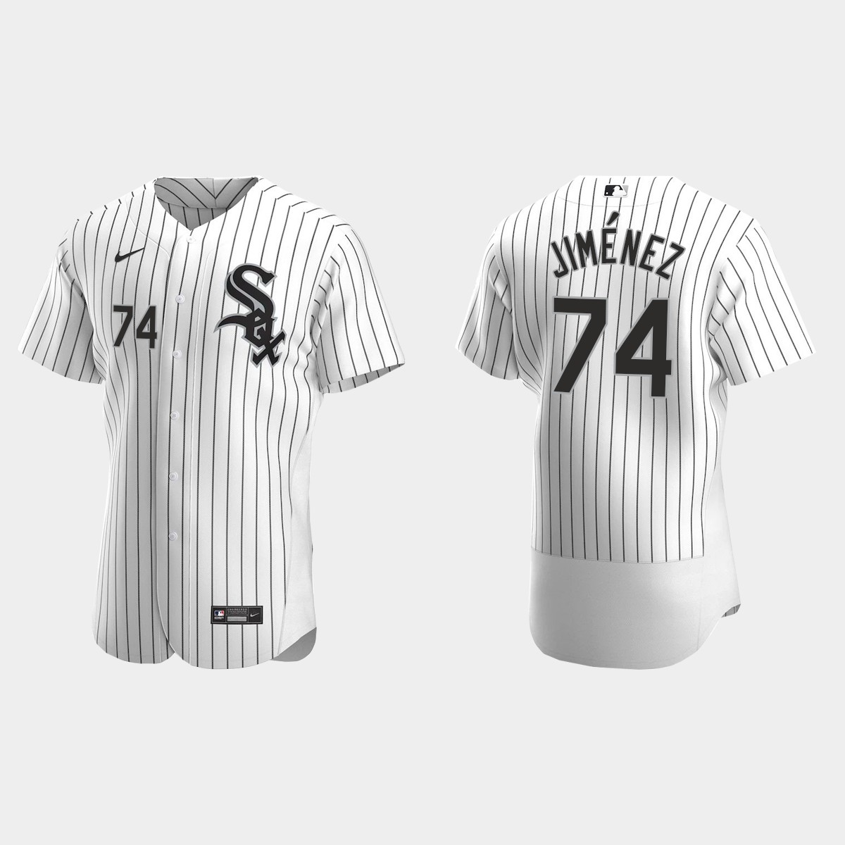 Men's Chicago White Sox Eloy Jimenez 2020 Home Jersey - White