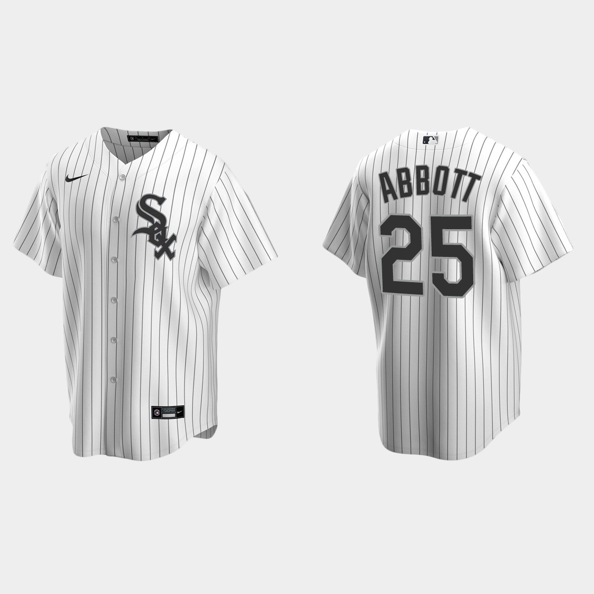 Men's Chicago White Sox Jim Abbott White Retired Player Jersey