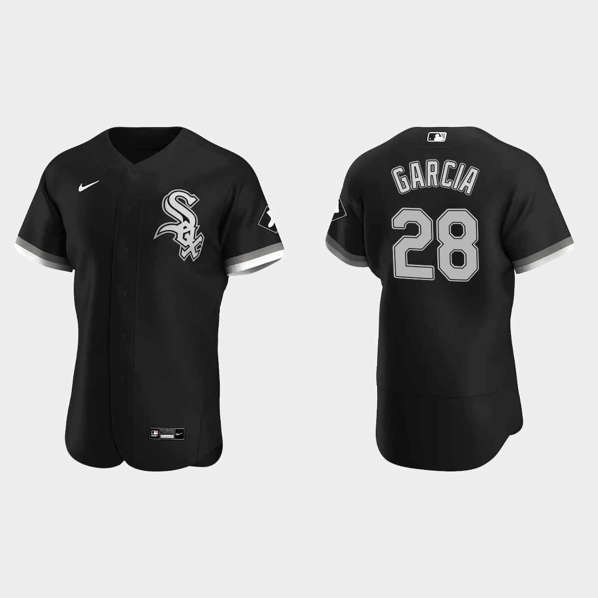 Men's Chicago White Sox Leury Garcia 2020 Alternate Jersey - Black
