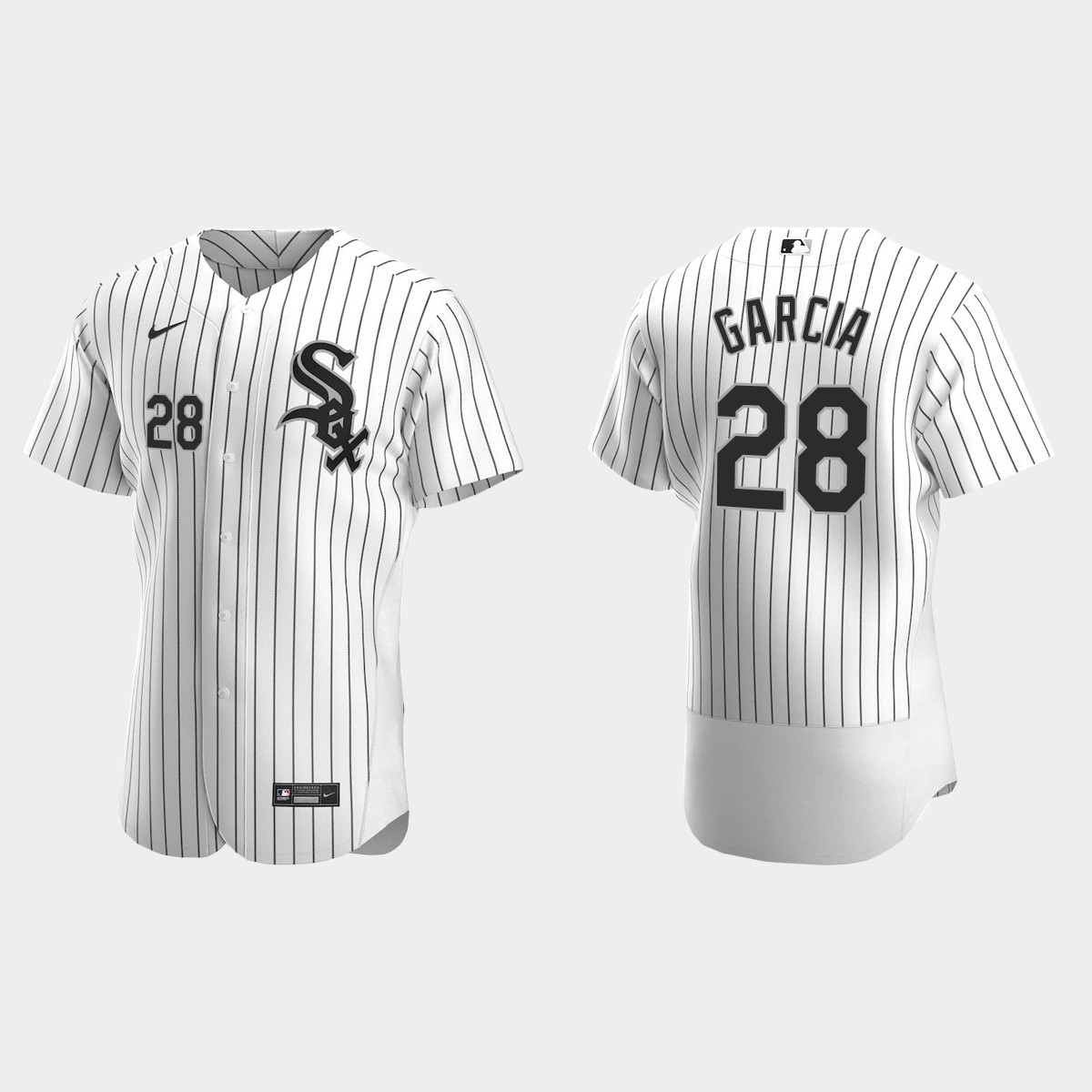 Men's Chicago White Sox Leury Garcia 2020 Home Jersey - White