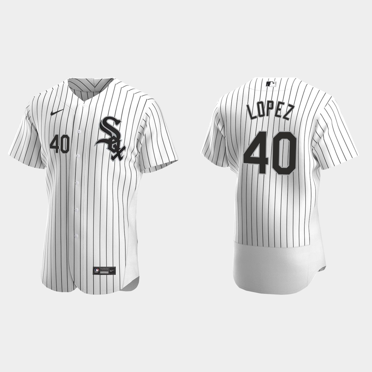 Men's Chicago White Sox Reynaldo Lopez 2020 Home Jersey - White