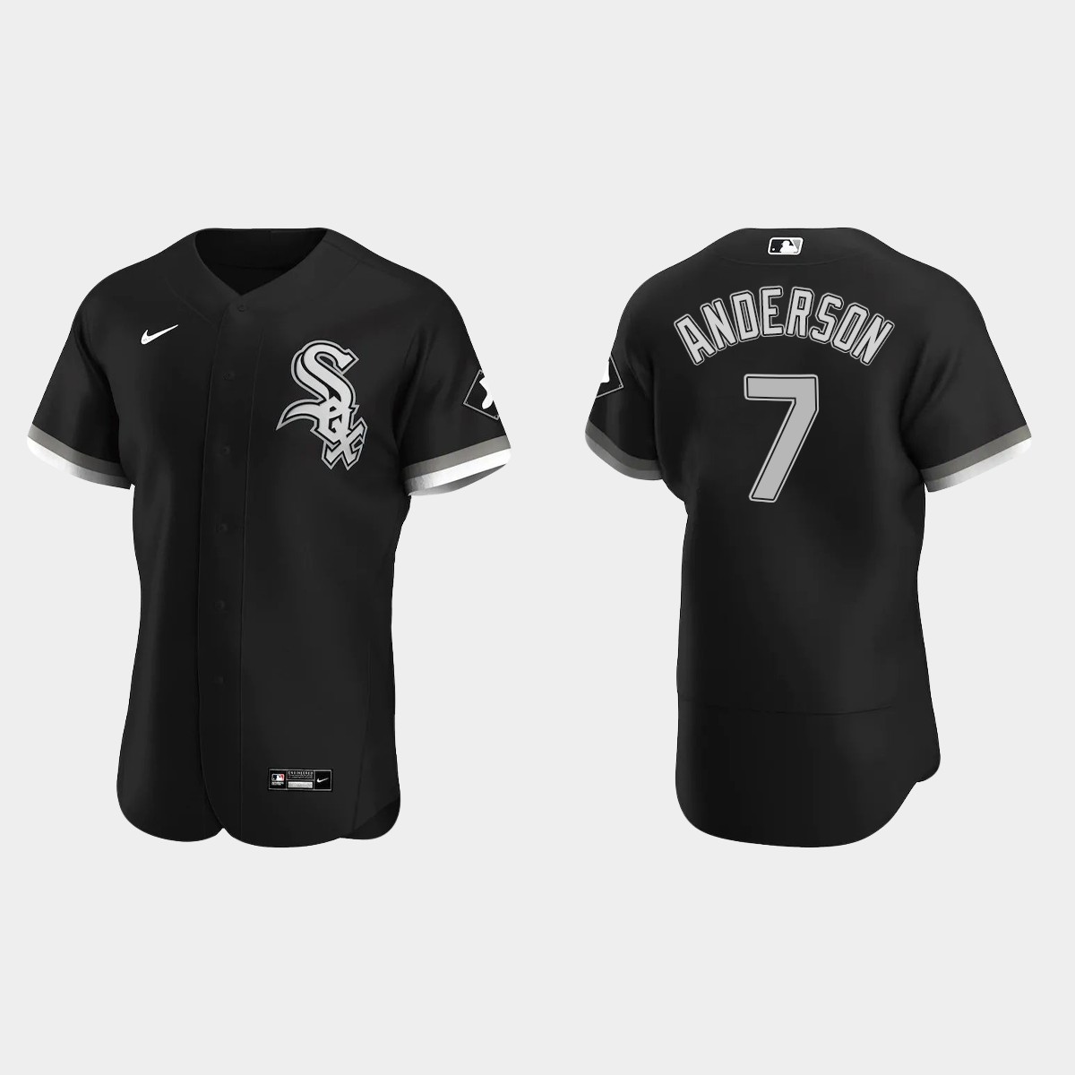 Men's Chicago White Sox Tim Anderson 2020 Alternate Jersey - Black