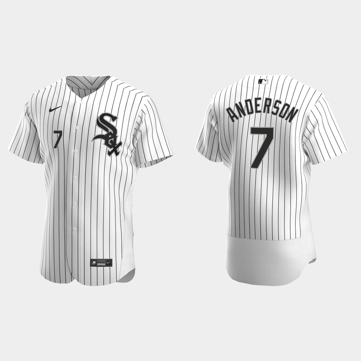 Men's Chicago White Sox Tim Anderson 2020 Home Jersey - White