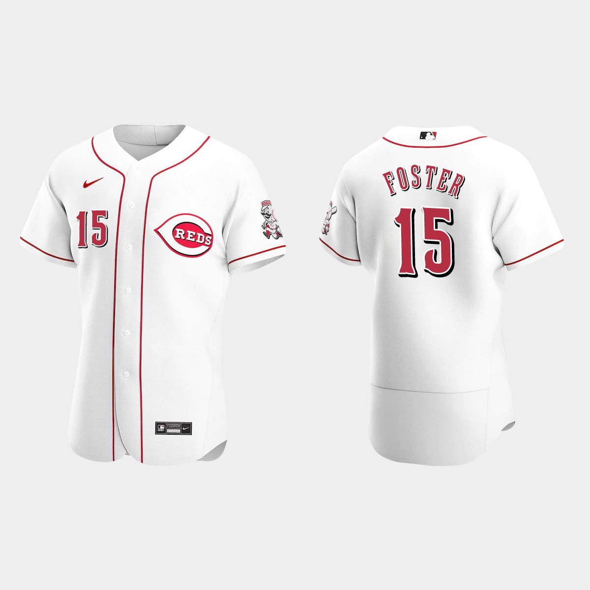 Men's Cincinnati Reds George Foster White Retired Player Jersey