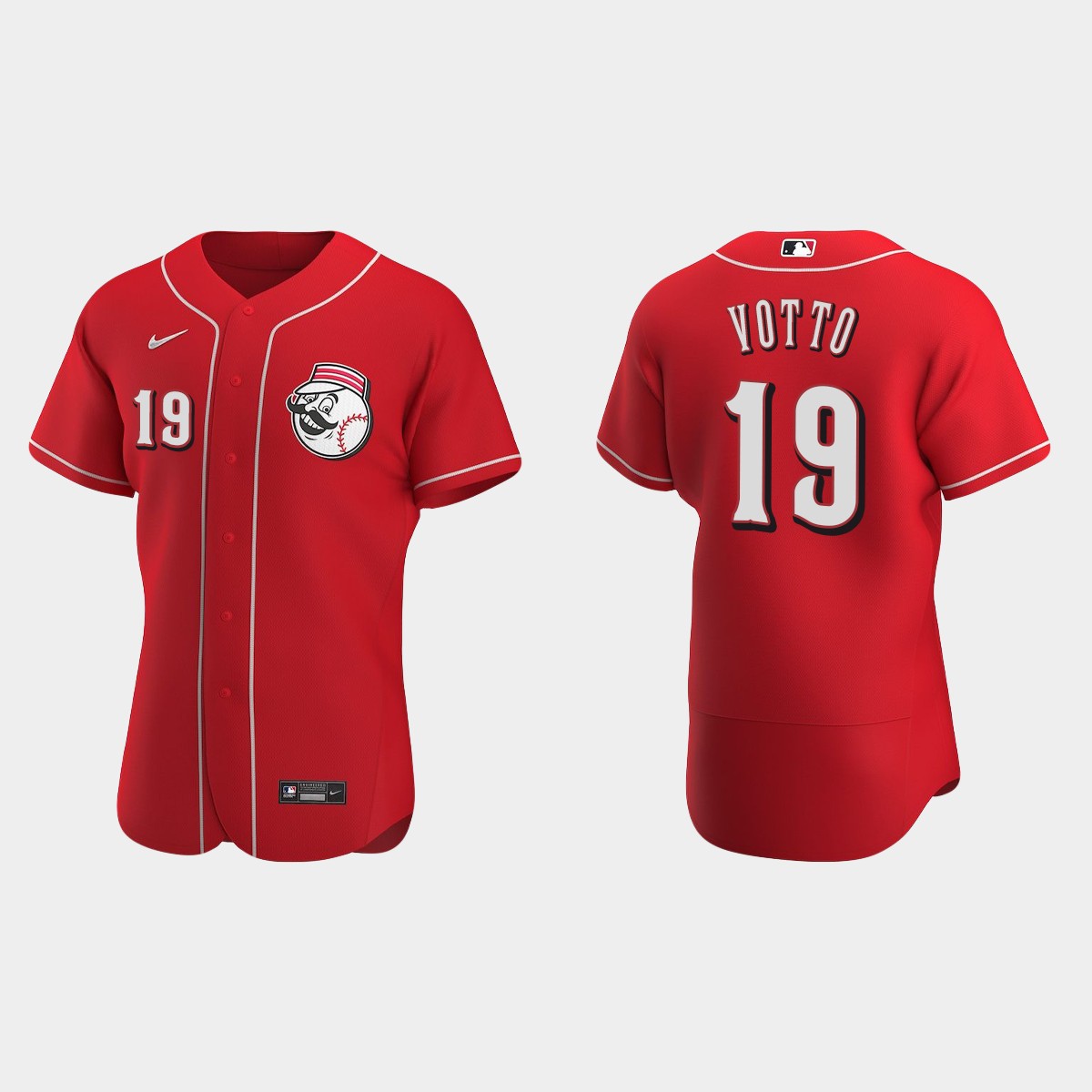 Men's Cincinnati Reds Joey Votto 2020 Alternate Jersey - Scarlet