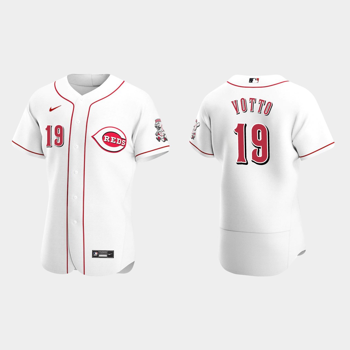 Men's Cincinnati Reds Joey Votto 2020 Home Jersey - White