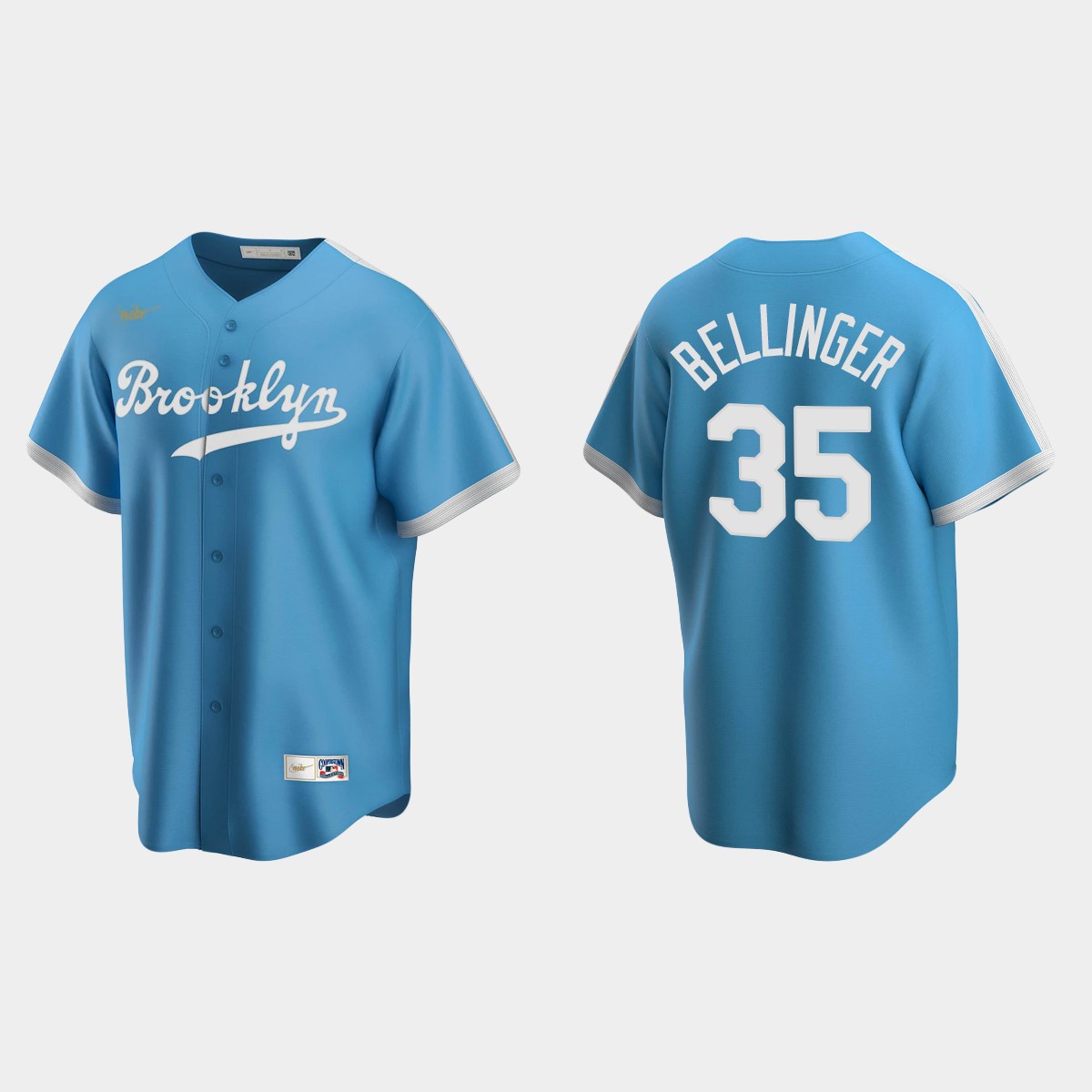 Men's Cody Bellinger #35 Los Angeles Dodgers Cooperstown Collection Alternate Jersey - Light Blue