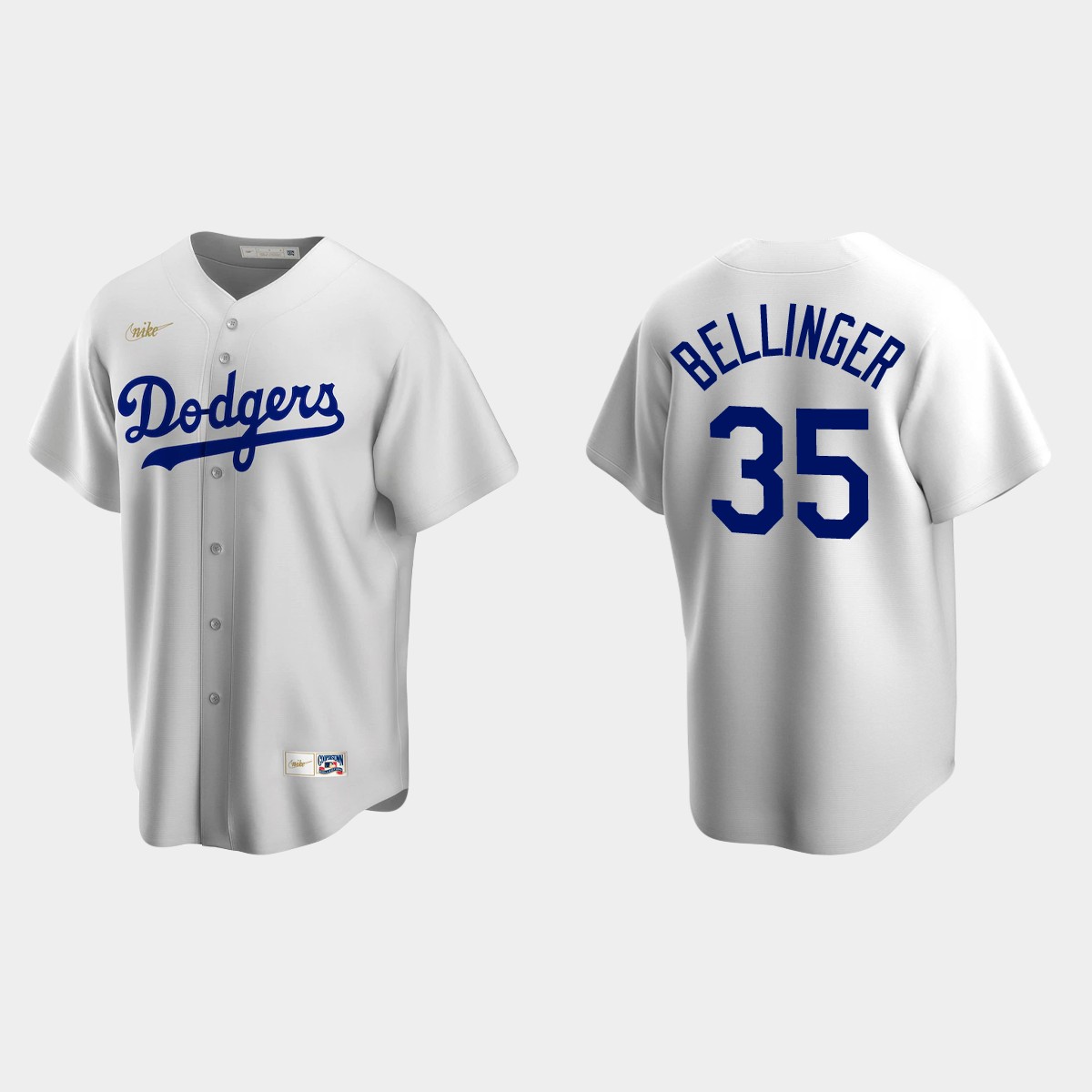 Men's Cody Bellinger Los Angeles Dodgers Cooperstown Collection Home Jersey - White