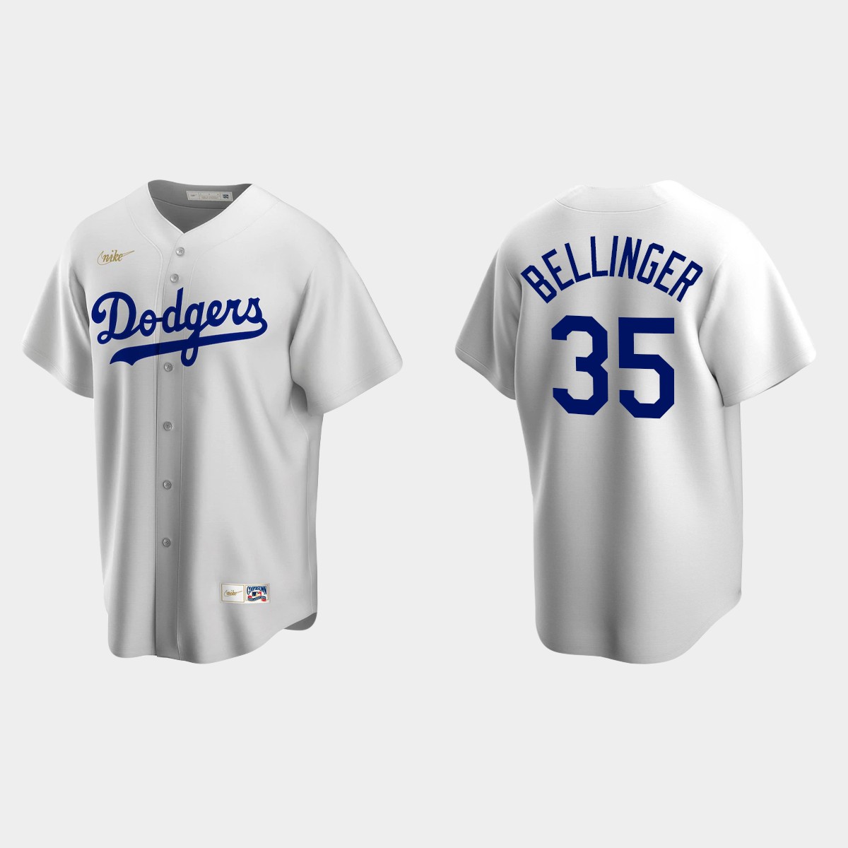 Men's Cody Bellinger Los Angeles Dodgers Cooperstown Collection Home Jersey - White