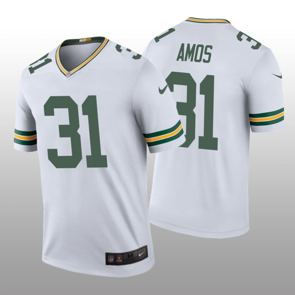 Men's Color Rush Legend Adrian Amos #31 Green Bay Packers White Jersey