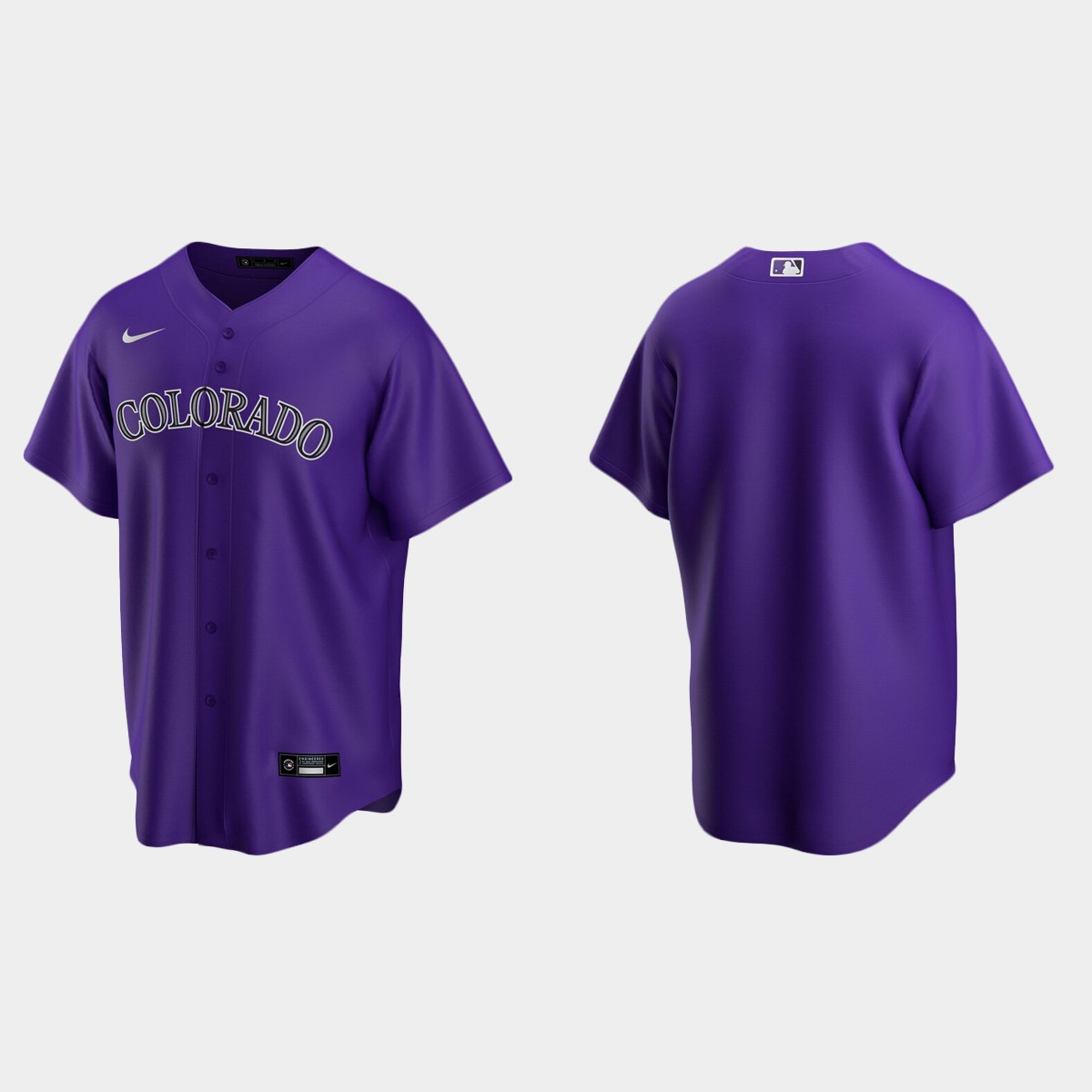 Men's Colorado Rockies Alternate Jersey - Purple