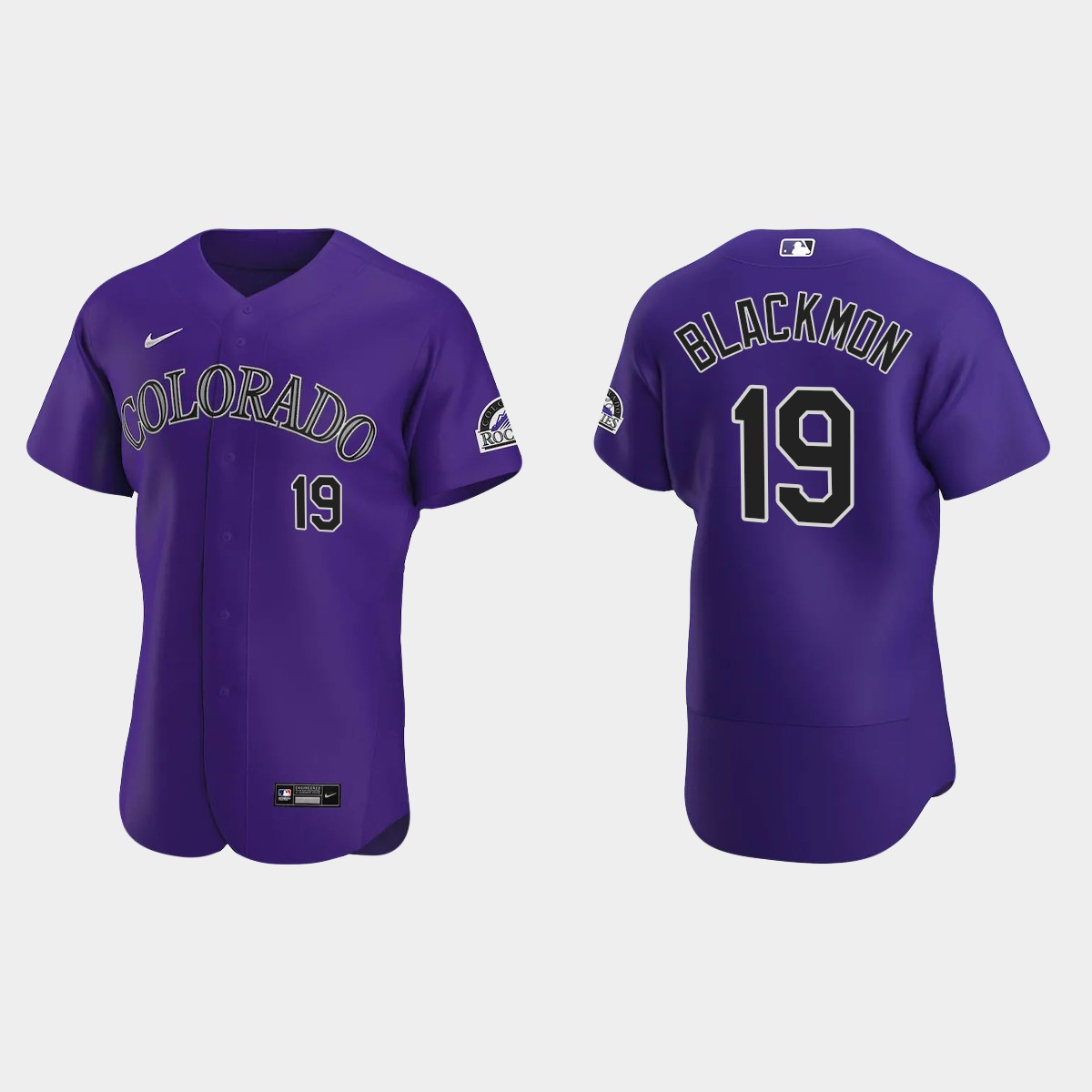 Men's Colorado Rockies Charlie Blackmon 2020 Alternate Jersey - Purple