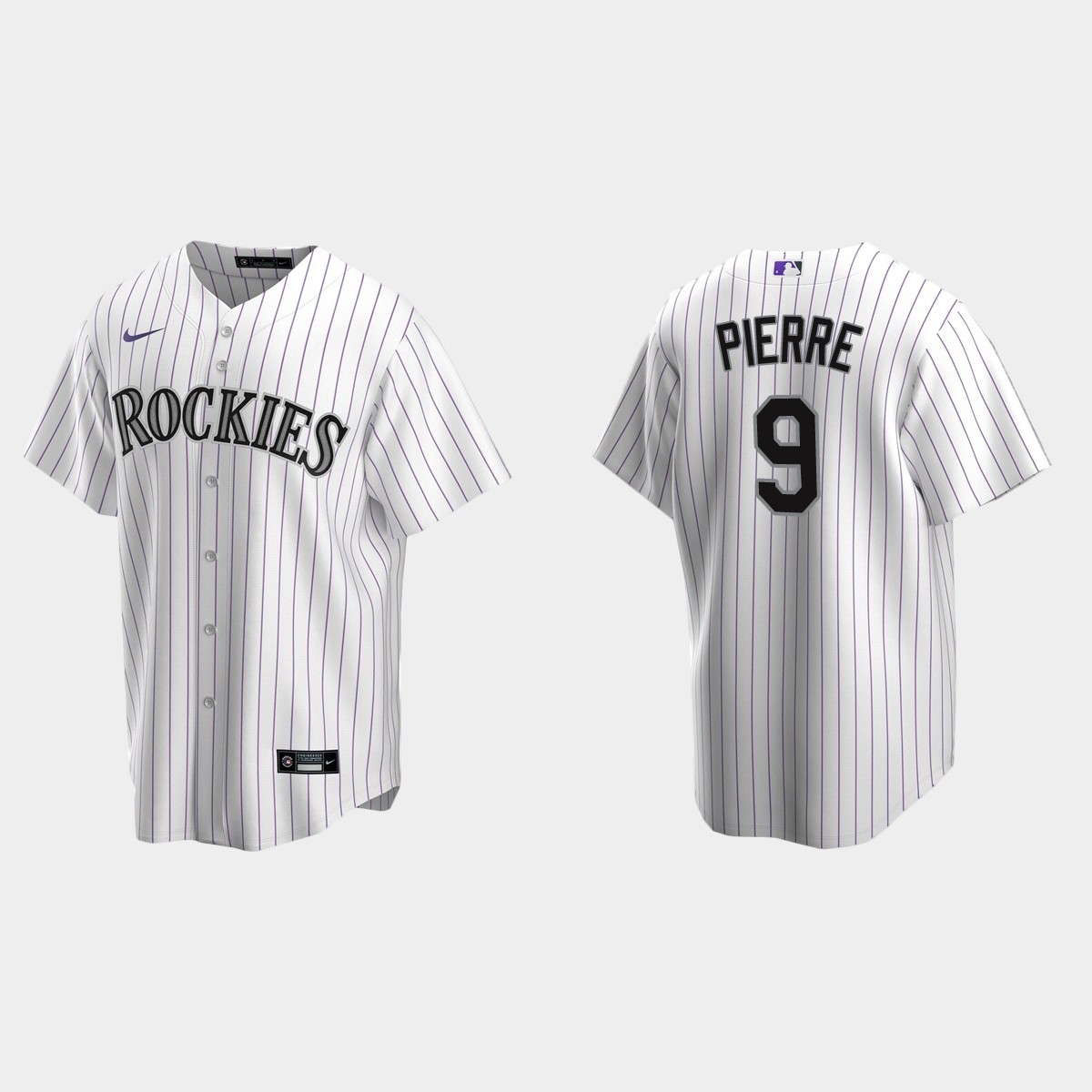 Men's Colorado Rockies Juan Pierre White Retired Player Jersey