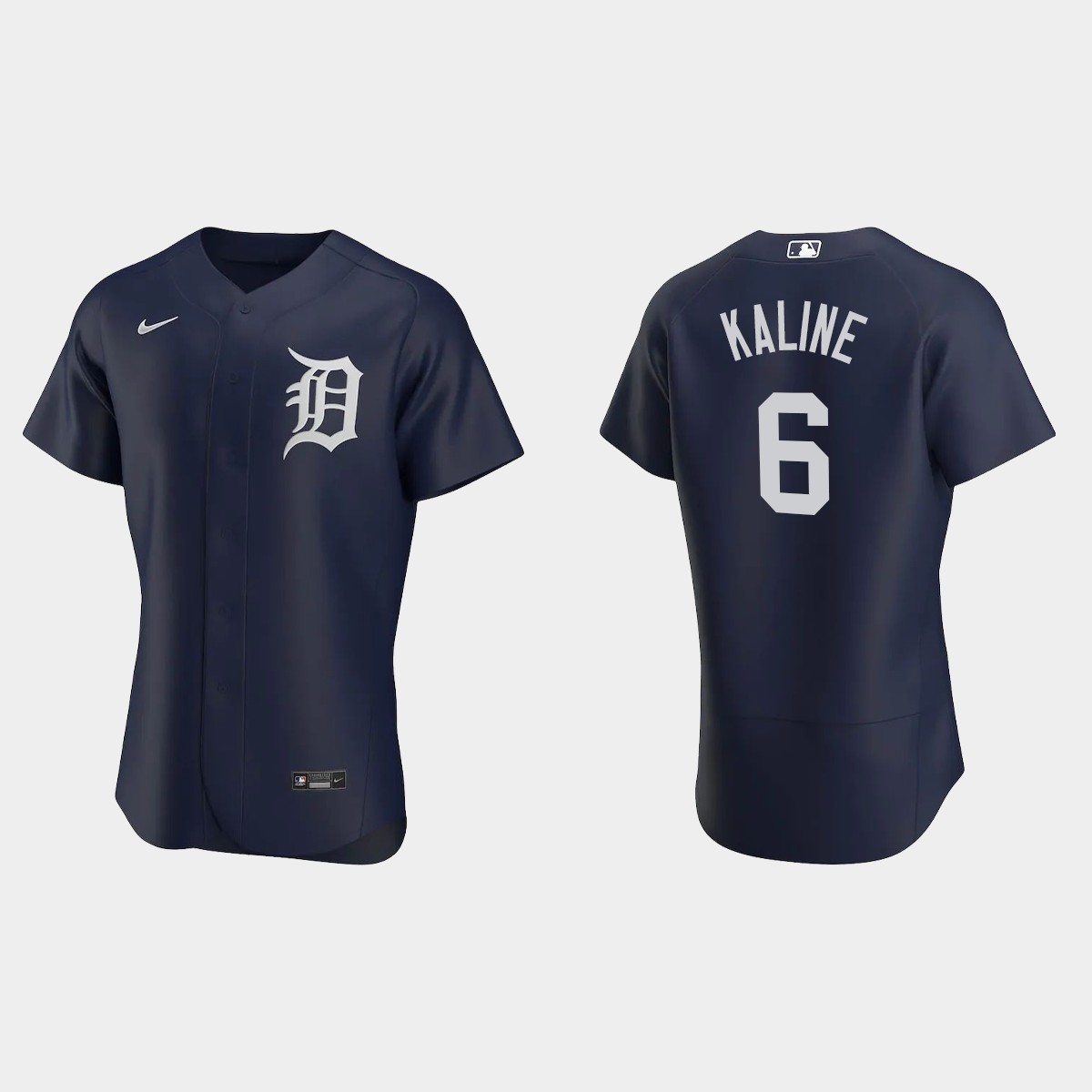 Men's Detroit Tigers Al Kaline 2020 Alternate Team Logo Jersey - Navy