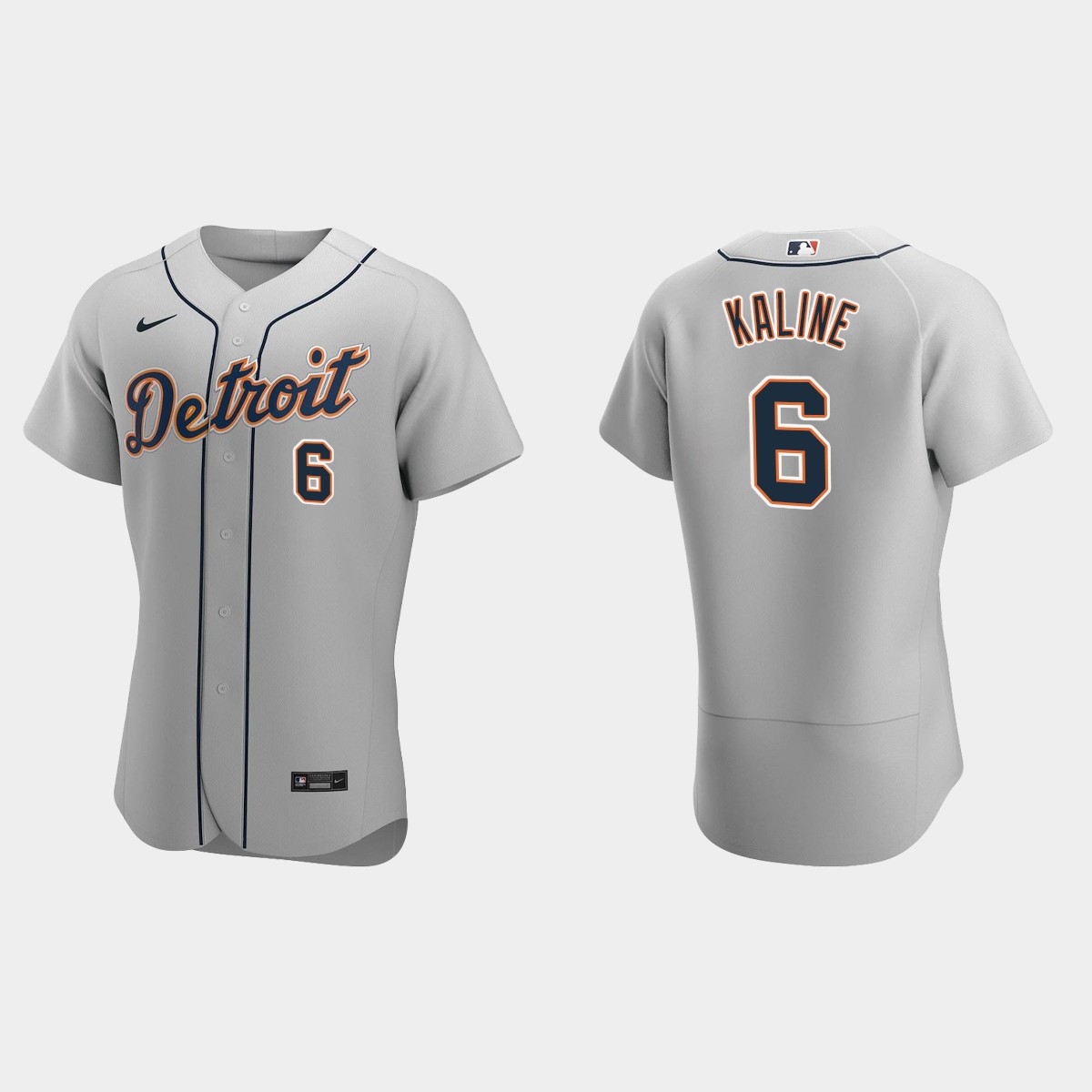 Men's Detroit Tigers Al Kaline 2020 Road Jersey - Gray