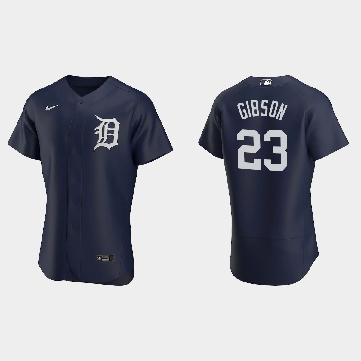 Men's Detroit Tigers Kirk Gibson 2020 Alternate Team Logo Jersey - Navy