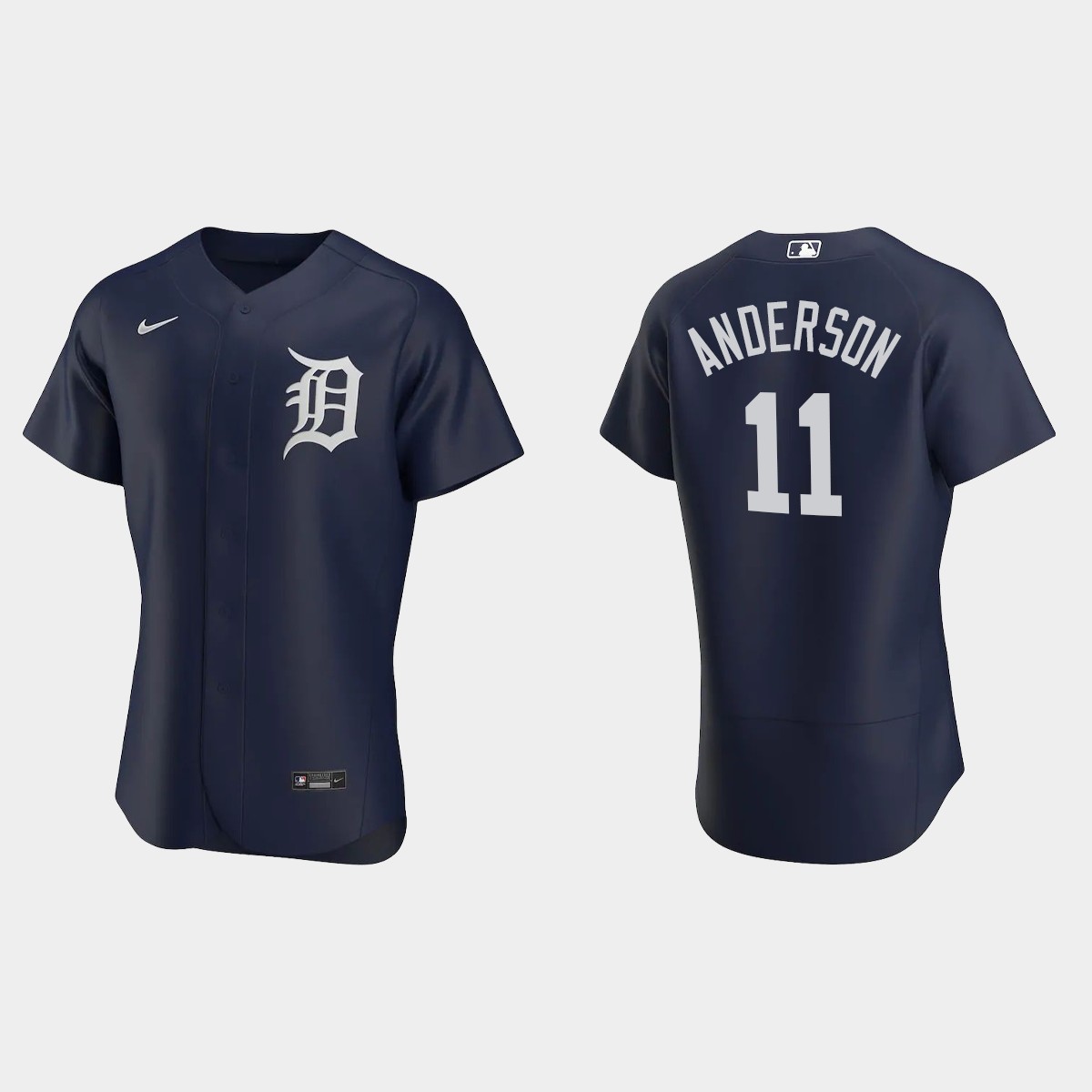 Men's Detroit Tigers Sparky Anderson 2020 Alternate Team Logo Jersey - Navy