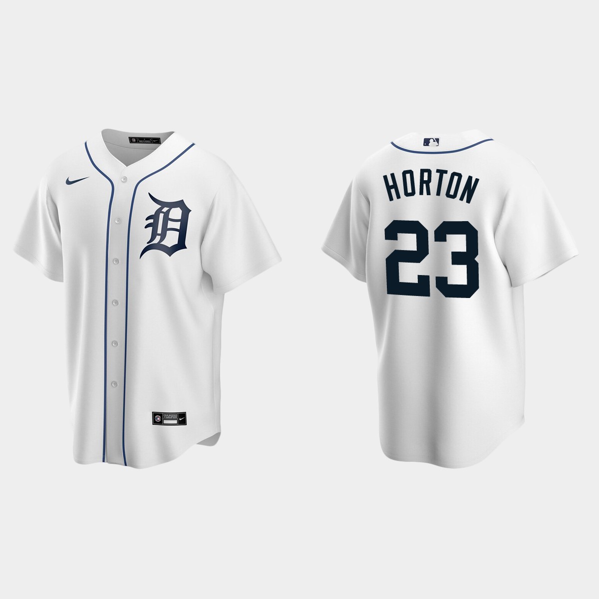 Men's Detroit Tigers Willie Horton White Retired Player Jersey