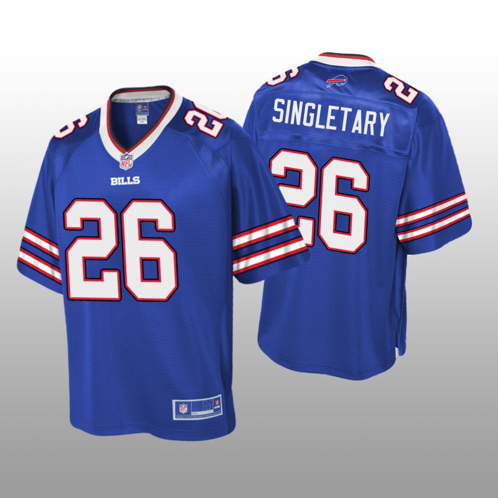 Men's Devin Singletary #40 Buffalo Bills Royal Pro Line Jersey