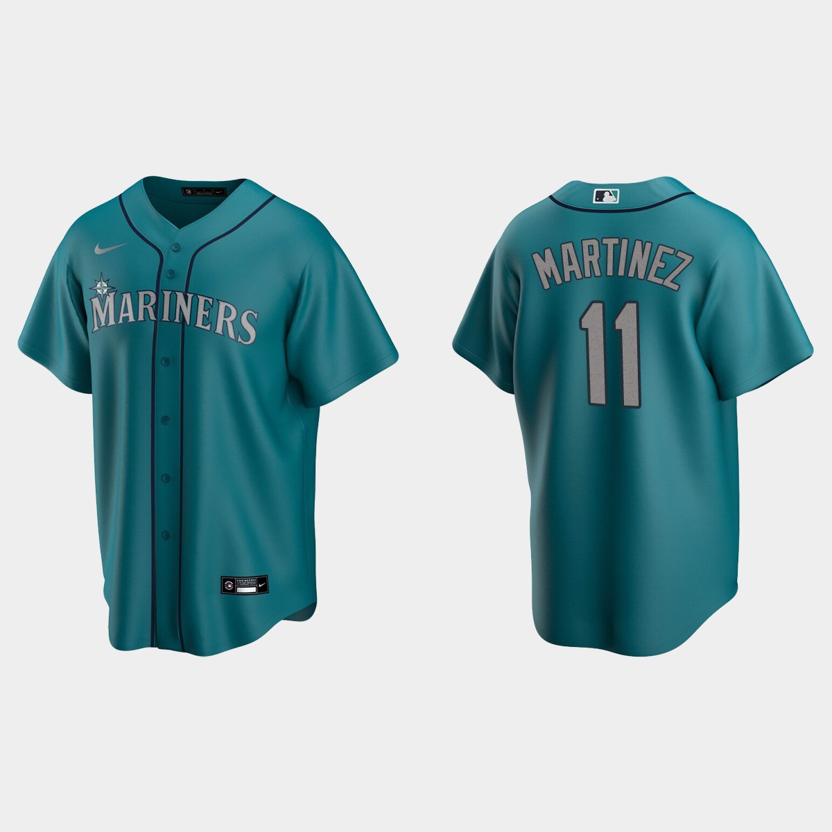 Men's Edgar Martinez #11 Seattle Mariners Alternate Jersey - Aqua