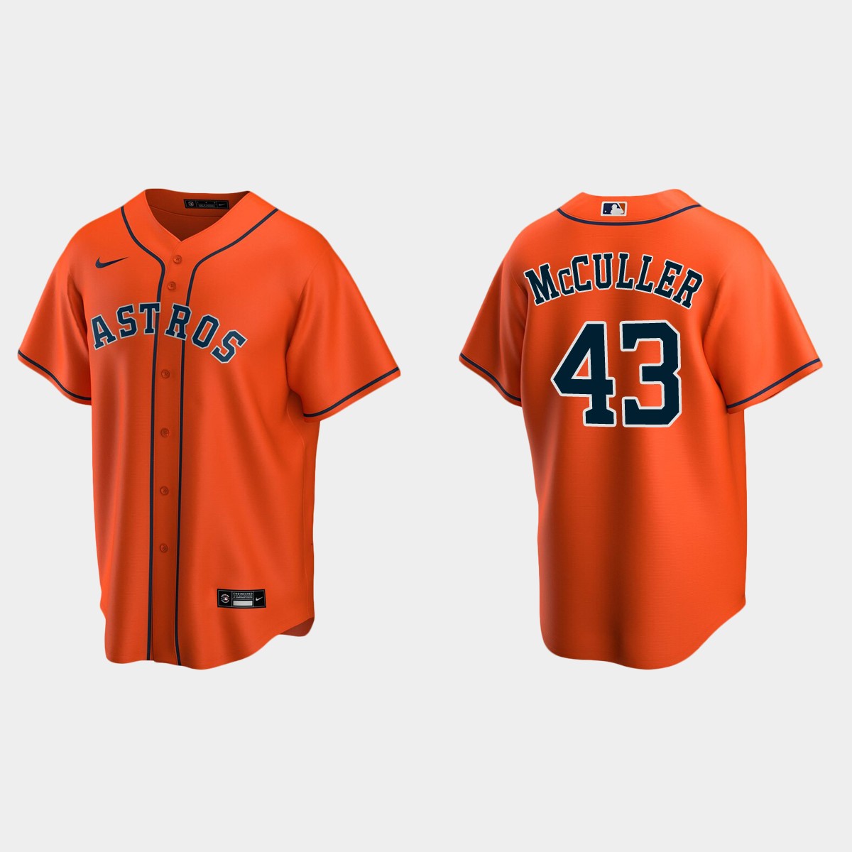 Men's Houston Astros Lance McCullers Alternate Jersey - Orange