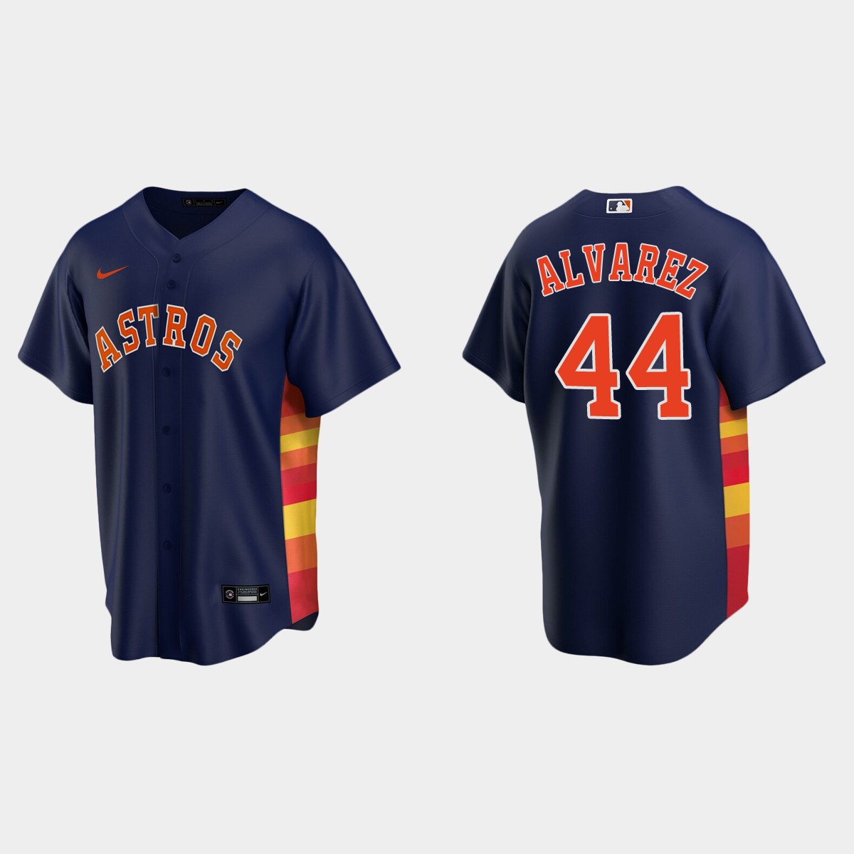 Men's Houston Astros Yordan Alvarez Alternate Jersey - Navy