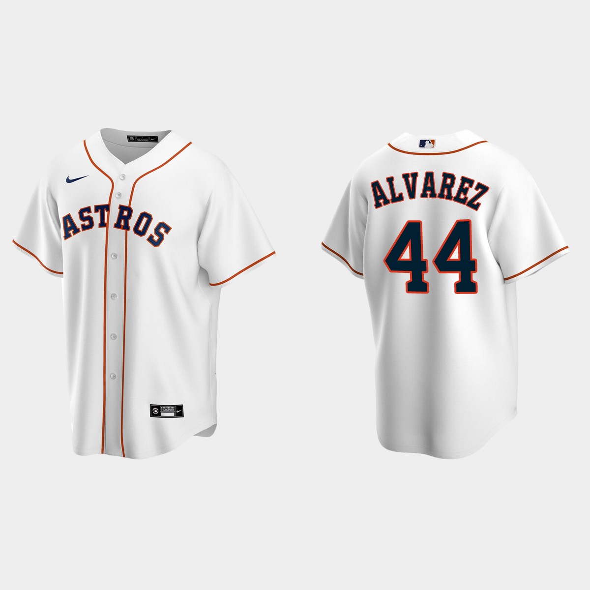 Men's Houston Astros Yordan Alvarez Home Jersey - White