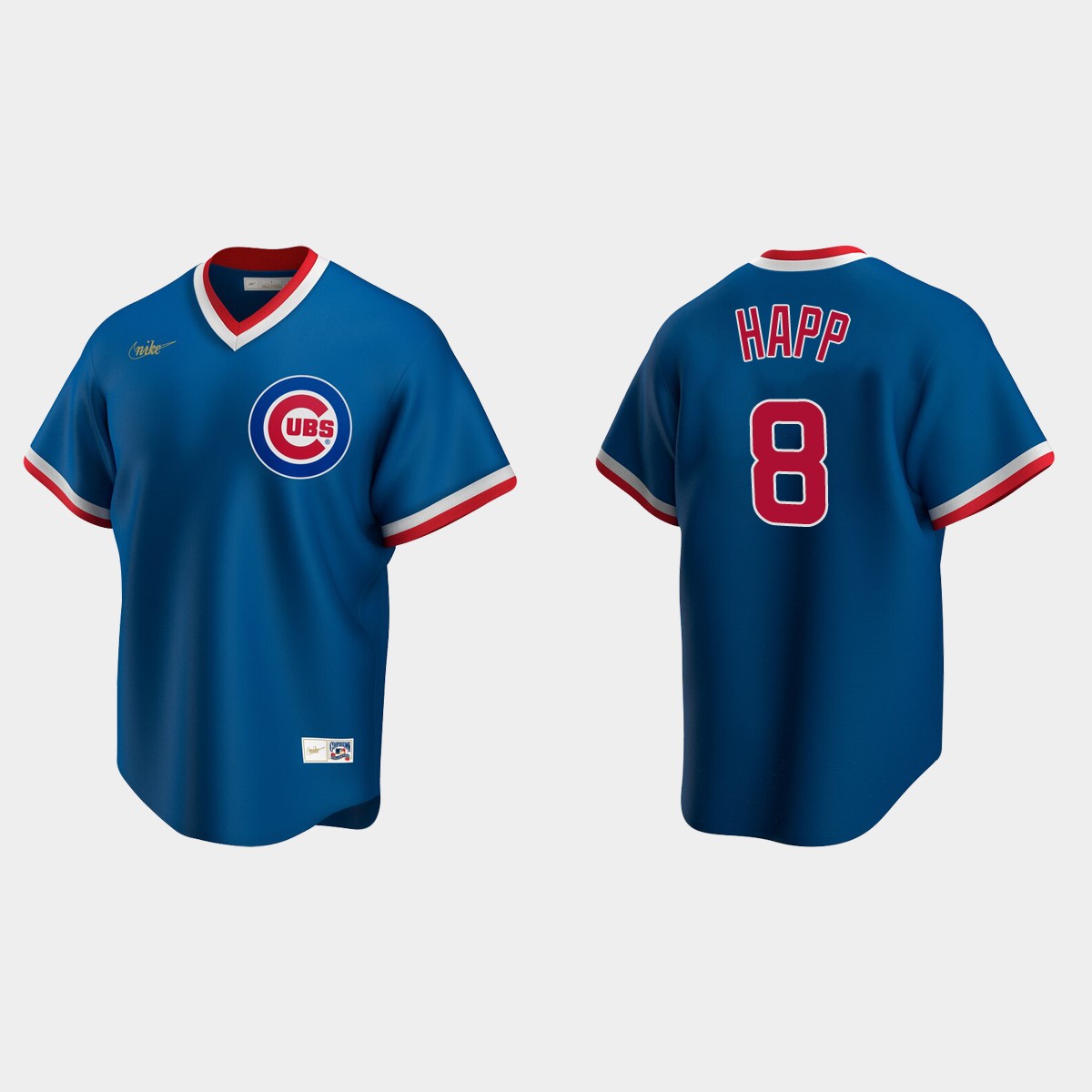Men's Ian Happ Chicago Cubs Cooperstown Collection Road Jersey - Royal