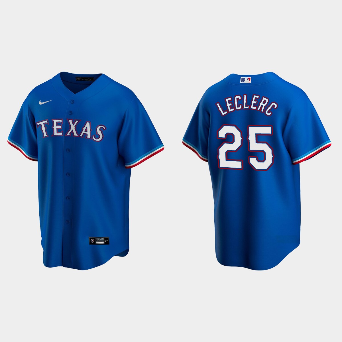 Men's Jose Leclerc #25 Texas Rangers Alternate Jersey - Royal