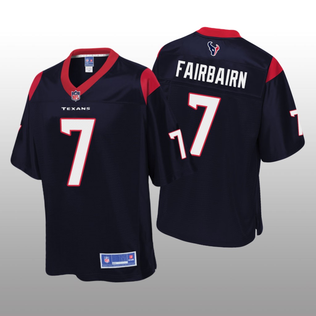 Men's Ka'imi Fairbairn #7 Houston Texans Navy Pro Line Jersey