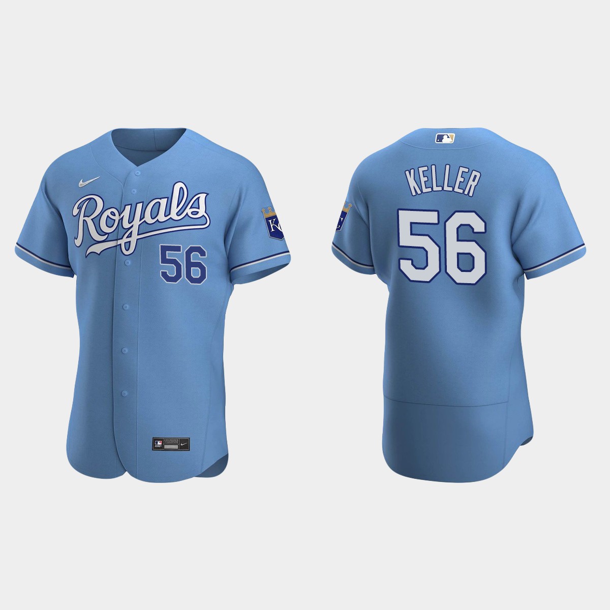 Men's Kansas City Royals Brad Keller 2020 Alternate Jersey - Light Blue