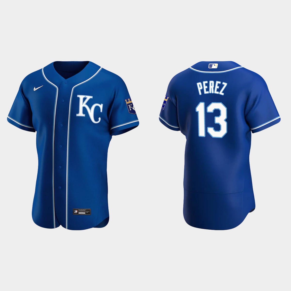 Men's Kansas City Royals Salvador Perez 2020 Alternate Jersey - Royal