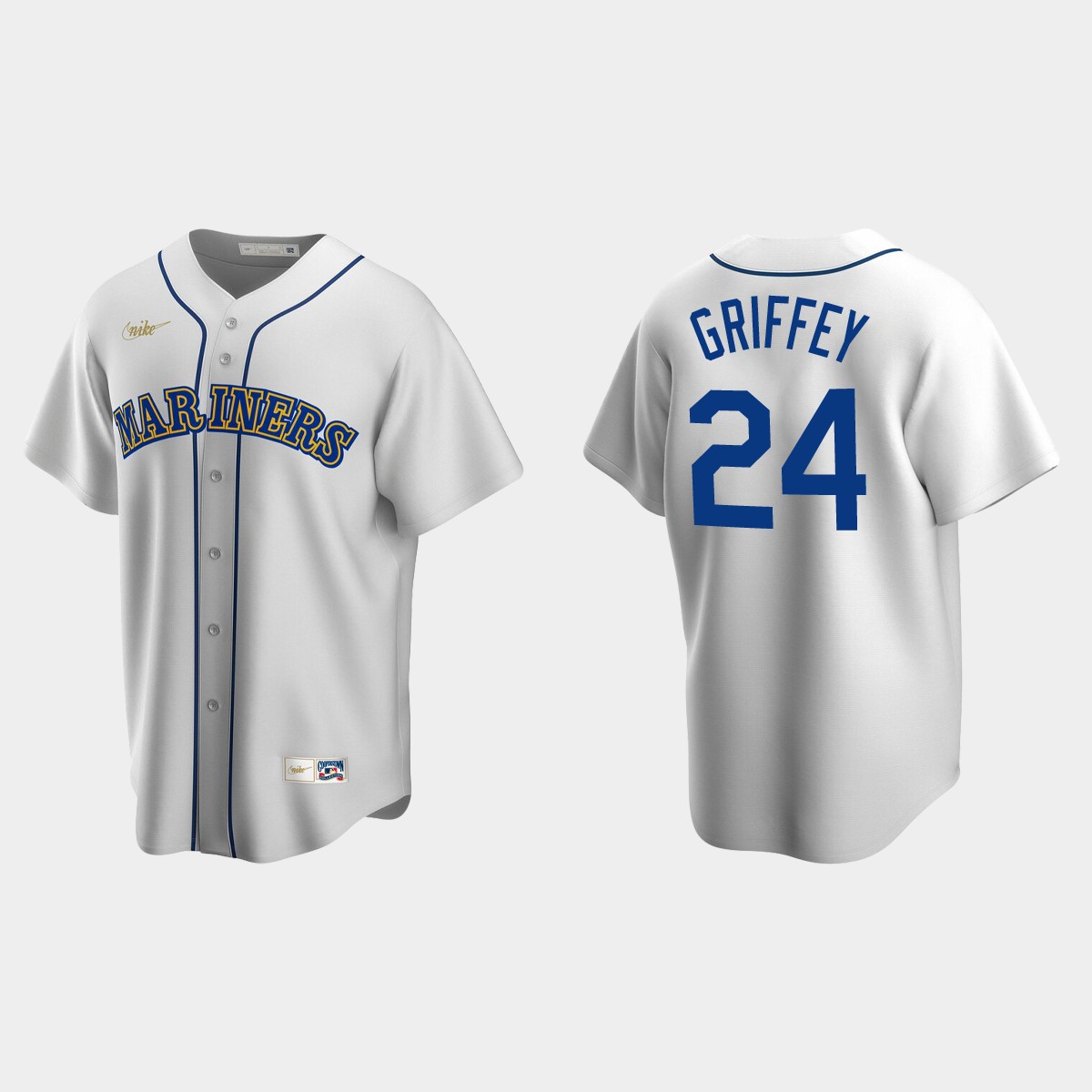 Men's Ken Griffey Jr. Seattle Mariners Cooperstown Collection Home Jersey - White