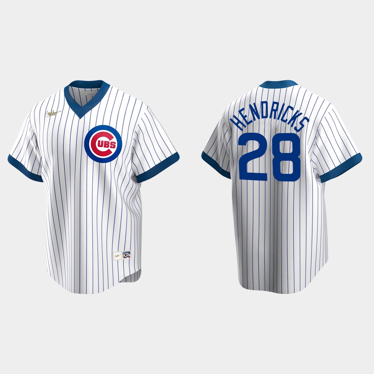 Men's Kyle Hendricks #28 Chicago Cubs Cooperstown Collection Home Jersey - White