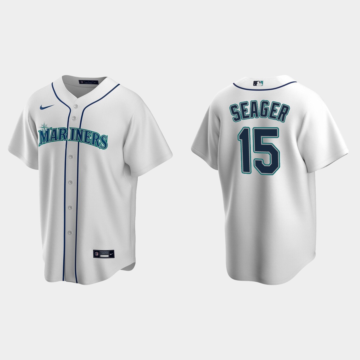 Men's Kyle Seager #15 Seattle Mariners Home Jersey - White