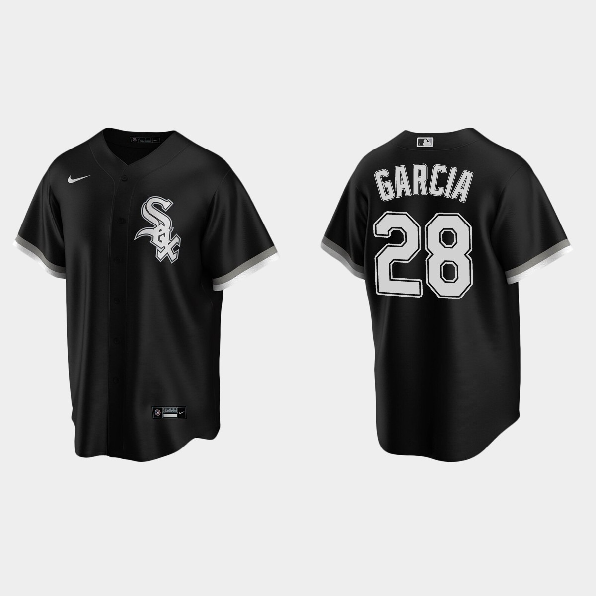 Men's Leury Garcia Chicago White Sox Alternate Jersey - Black